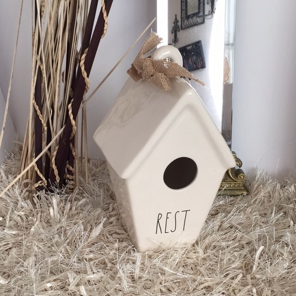 Rae Dunn| White Rest Birdhouse NWT - Picture 3 of 10